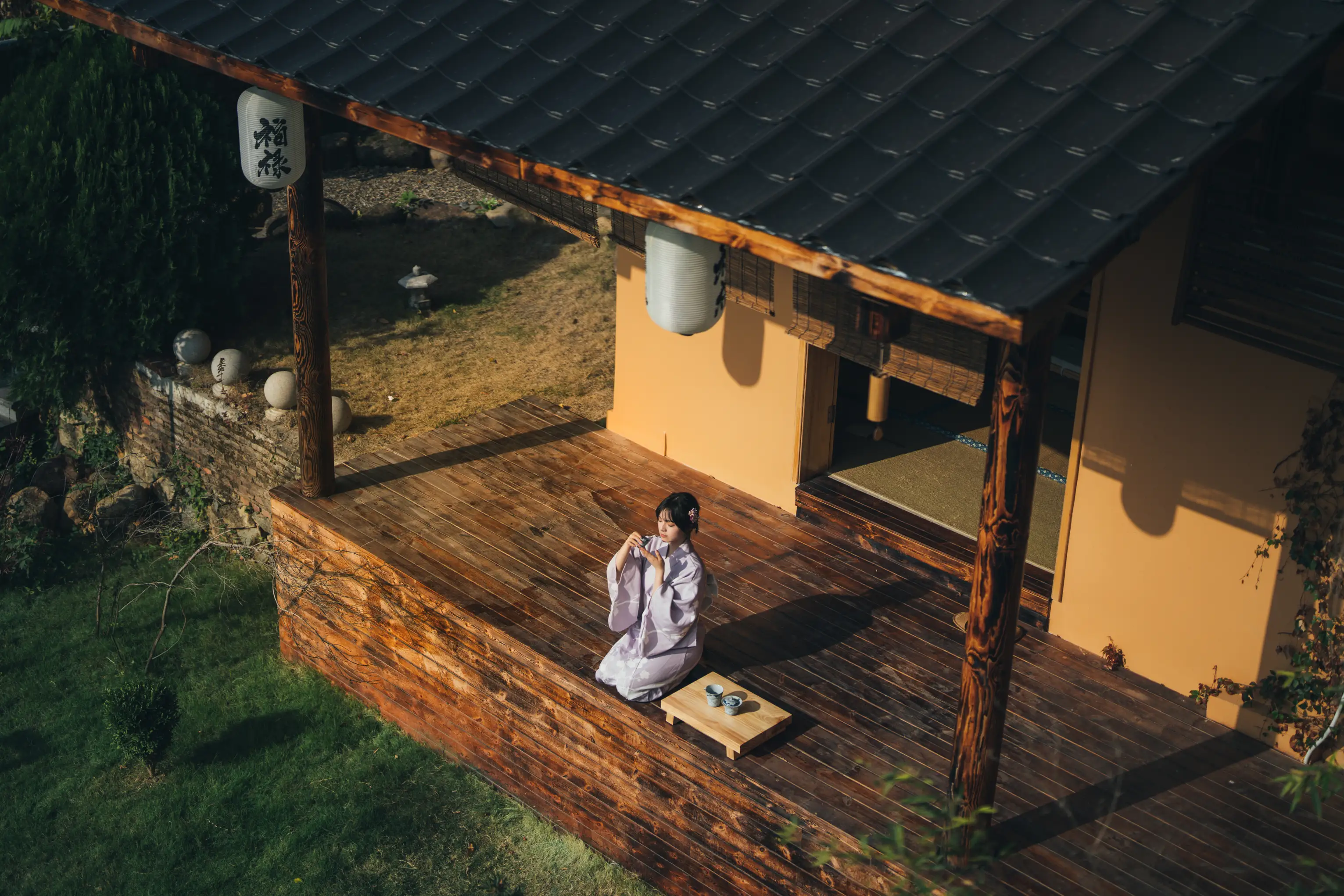 [YITUYU] 2022.02.09 Vol.772 – Japanese style story, photo of a girl in a Japanese garden dudu#[56P]-4